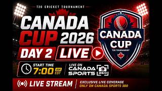Live Day - 2 Canada Cup 2026 || CANADA SPORTS 360 screenshot 3
