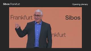 Sibos 2025 - Graeme Munro, Chair of the Board of Directors at Swift, addresses the opening plenary
