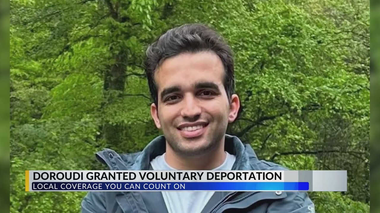 After 40 days in ICE detention, Alabama student Alireza Doroudi decides to self-deport back to Iran