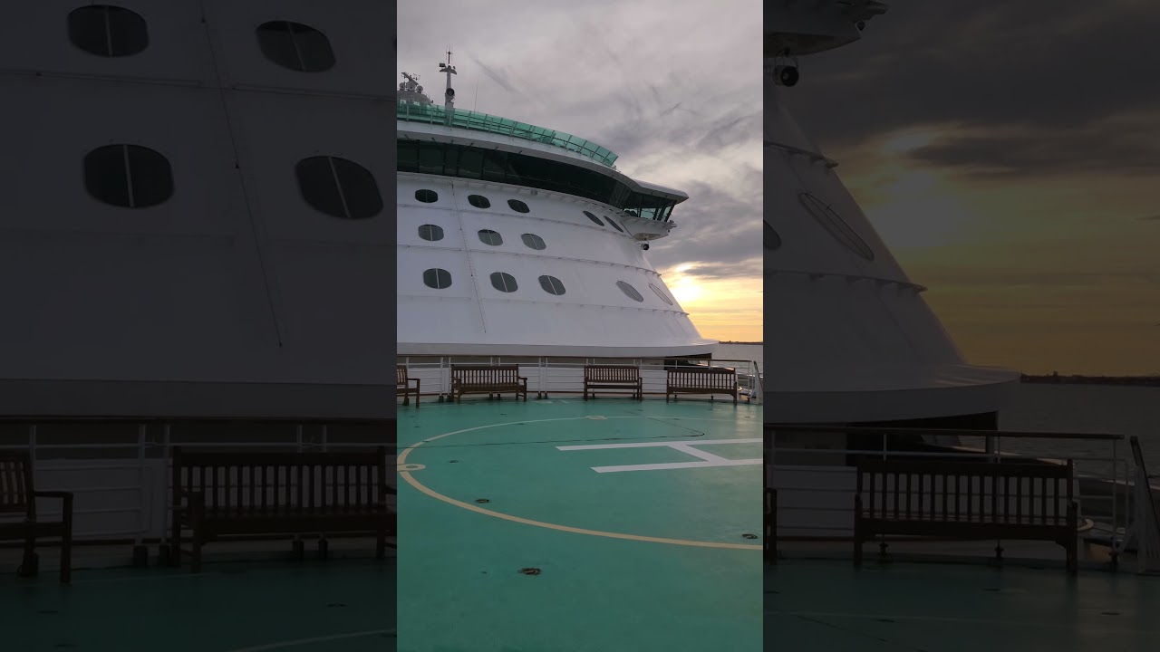Golden Hour On Brilliance Of The Seas #shorts #cruise #cruiseship #royalcaribbean