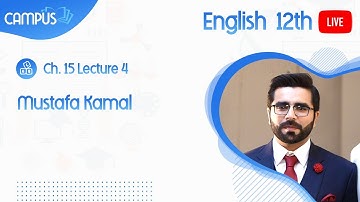 2nd year English live. 12th English book 2 Ch.15 Mustafa Kamal  – Inter Part 2 English