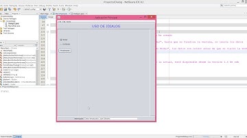 Uso de JDialog en NetBeans (2ª parte)