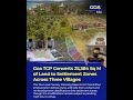 Goa Land Conversion Row: TCP Zoning Changes Spark Major#goa
