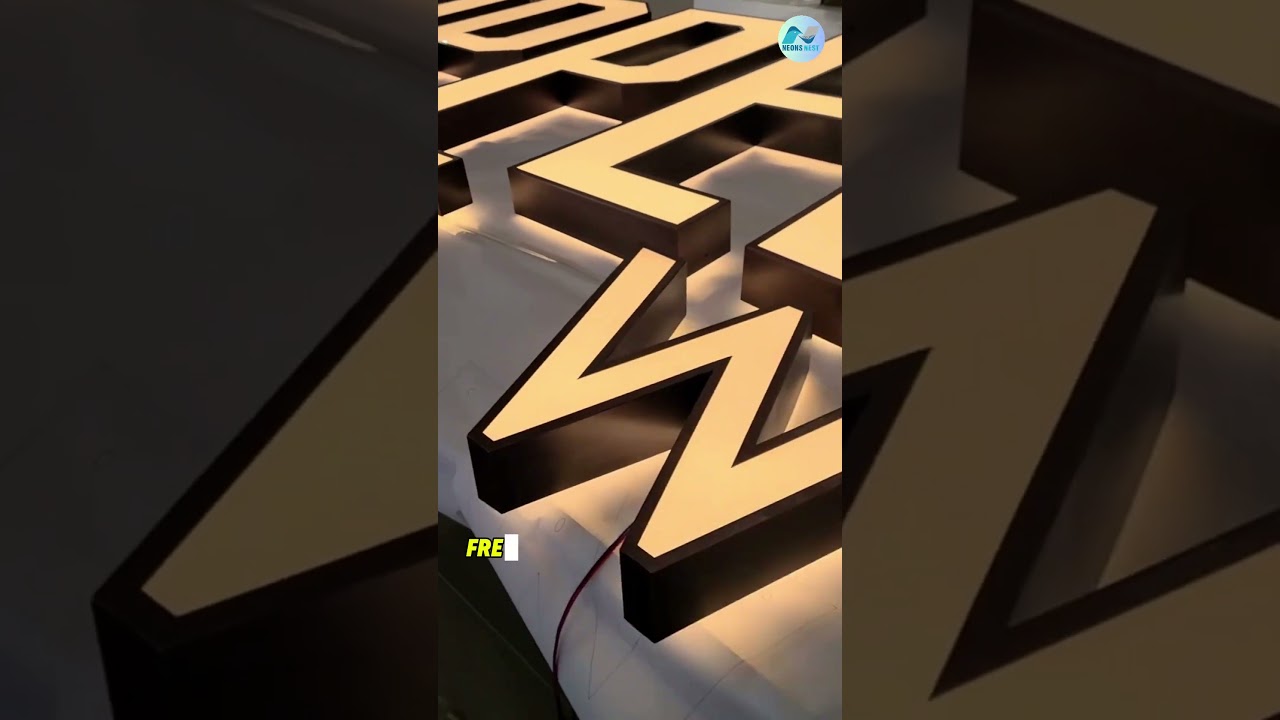 3D Front-Lit Business Sign | Bold Custom Storefront by NeonsNest