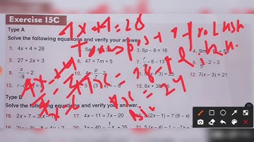 class 6 exercise 15 c part1 linear equation one variable|ICSE board maths solution | #icseboardmaths