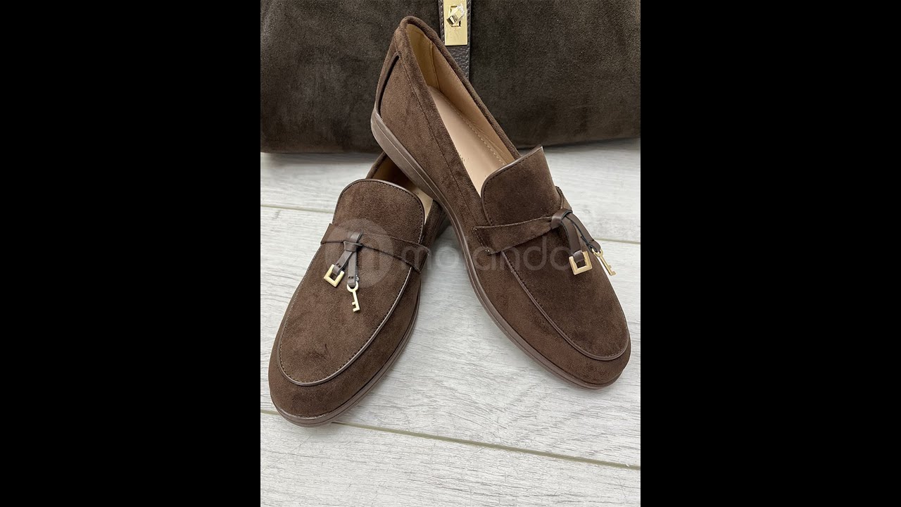 mochaさん專用 Mokasyny czekoladowe B526