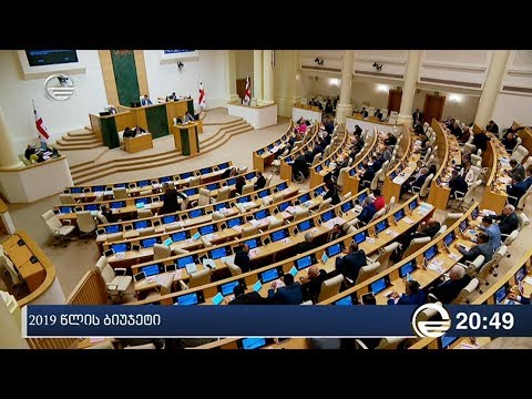 2019 წლის ბიუჯეტი და მასში შესატანი ცვლილებები საკანონმდებლო ორგანოში განიხილეს