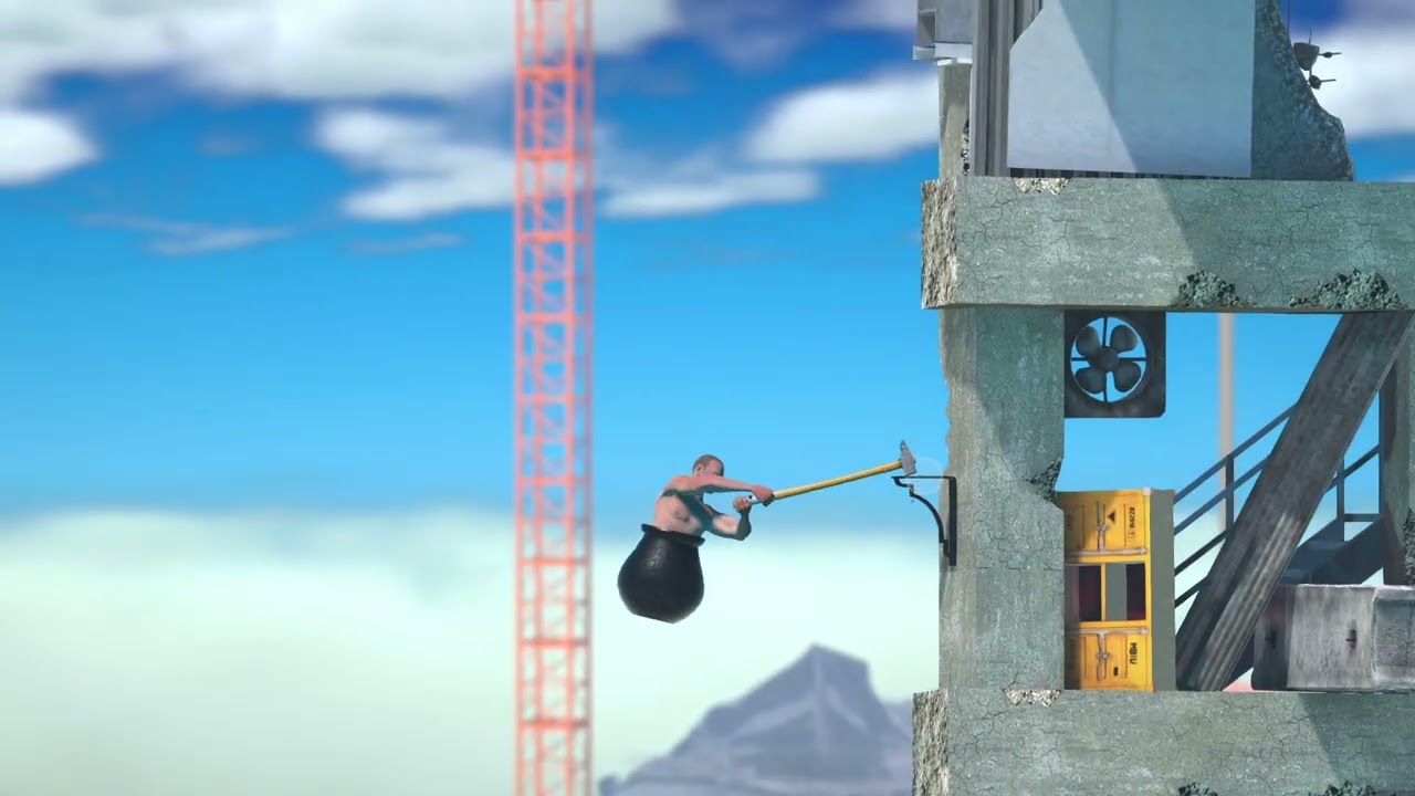 Getting Over It Quack Stream Playthrough PT1 