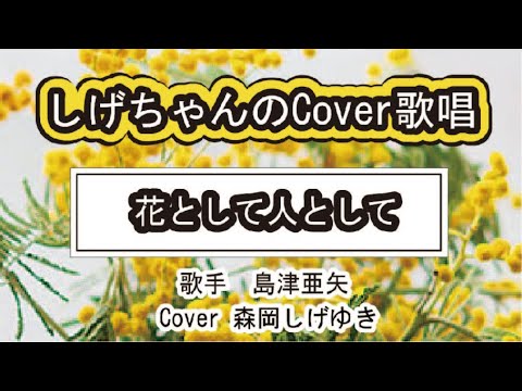 「花として人として」しげちゃんのCover歌唱 / 歌手 島津亜矢・cover 森岡しげゆき