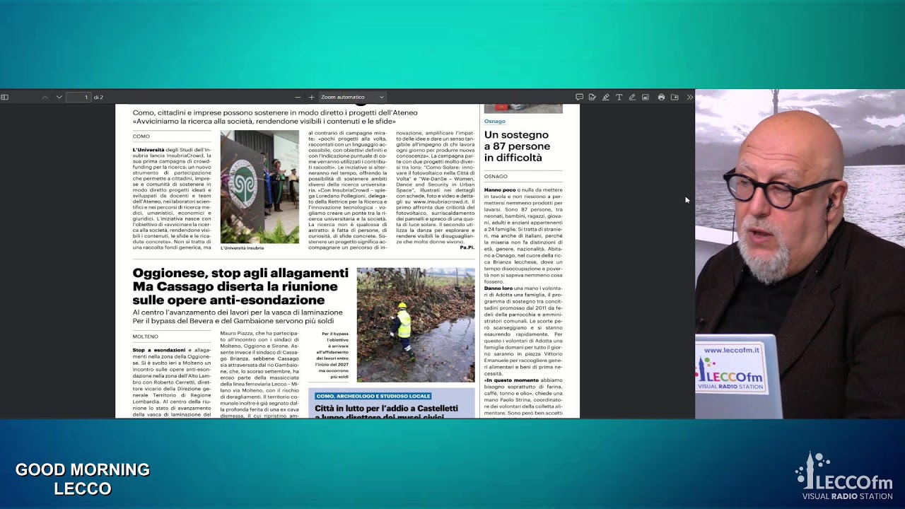 Good Morning Lecco | Rassegna Stampa del 6 marzo 2026