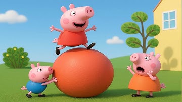 Peppa Pig and the Giant Bouncy Ball Adventure! 🎈🐷| PEPPA ANIMATION 3D