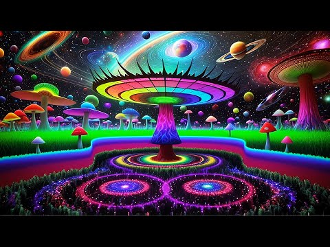 A Land Of Wonder - Infinite Zooming Dreamscapes [AI Generated Trippy Visuals Art 4K] thumbnail