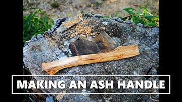 BAD-ASH AXE HANDLE!: making a hatchet handle from Ash Wood