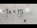 Inequalities with negatives