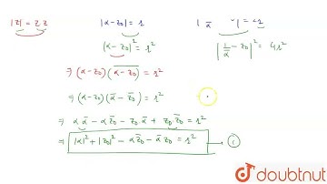 Let complex numbers alpha and (1)/(bar alpha) lies on circles  (x - x_(0))^(2) + (y- y_(0))^(2) ...