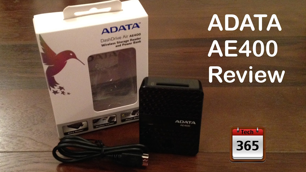 Review of Adata AE400 Portable Powerbank and Wireless Media Streaming Device