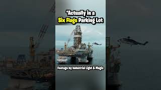 The Oil Rig in a Six Flags Parking Lot. Why?