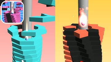 Helix Stack Jump ​- All Levels Gameplay Android,ios (Levels 7-10)