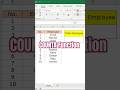 How to use COUNTA Formula in Excel || #excel #exceltips #exceltutorial #msexcel #shorts #counta