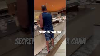Secrets Tide punta cana breakfast lunch buffet 🤤🤤