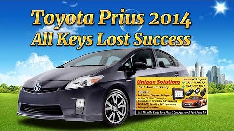 Toyota Prius 2014 All Keys Lost Success #toyota #toyotaprius #toyotacorolla