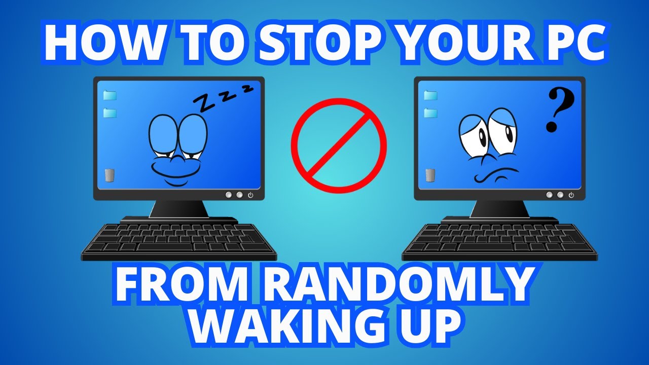 How To Stop PC From Randomly Waking Up #techtips - YouTube