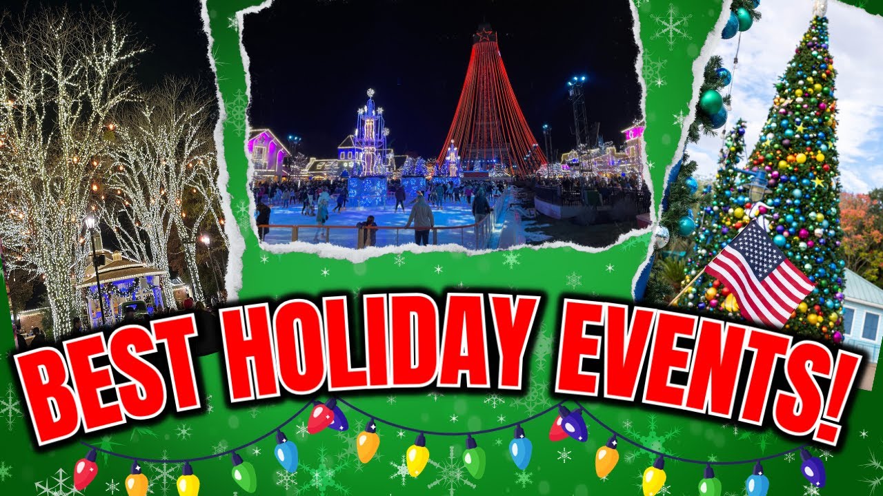 Top 10 Theme Park Holiday Events You CAN'T Miss! YouTube