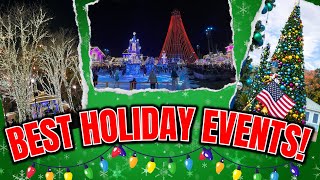 Top 10 Theme Park Holiday Events In America!
