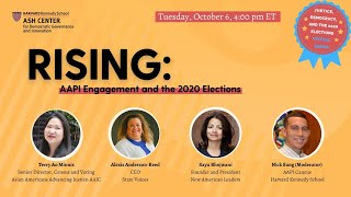 Rising: AAPI Engagement and the 2020 Elections