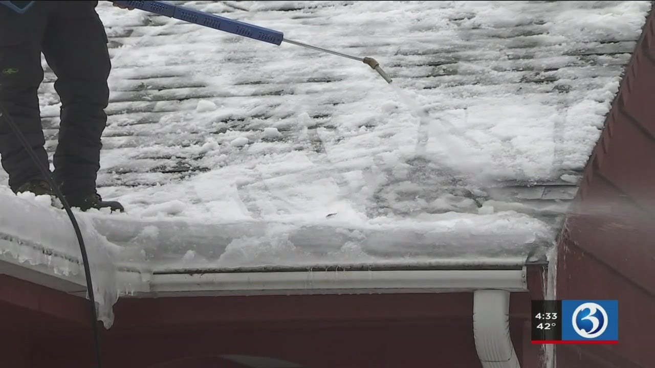 VIDEO: Ice dams keeping companies busy