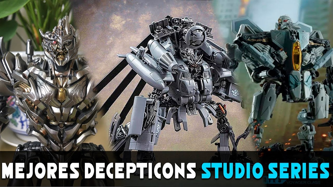 Top 8 MEJORES DECEPTICONS STUDIO SERIES TRANSFORMERS toys YouTube