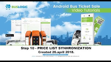 Software for Bus Operators / Price list  synchronization / Tutorial 10