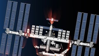 Best ISS In Spaceflight Simulator? SFS Space Station Blueprints + Story