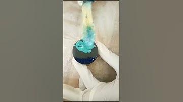 How to make Resin Popsockets - Unique Art 101 #Shorts #Resinpopsocket #DIY