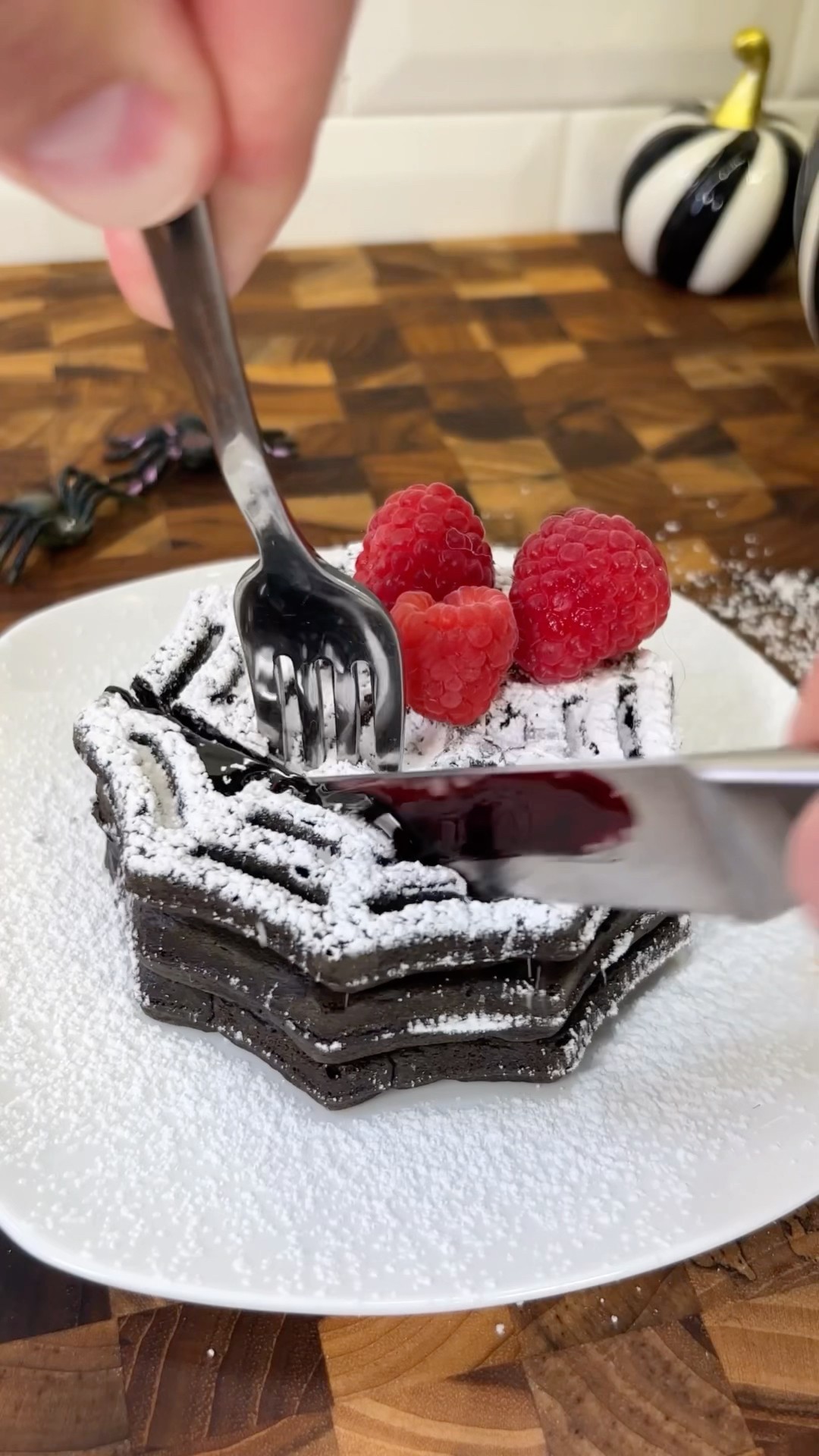 Halloween Waffles ?️ #shorts