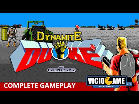 🎮 Dynamite Duke (Mega Drive) Complete Gameplay