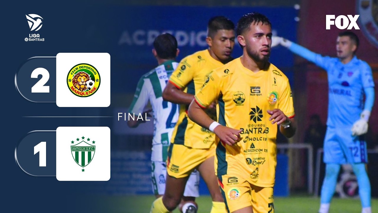 Marquense remonta 2-1 a Antigua en la reposición: así sigue la jornada 12