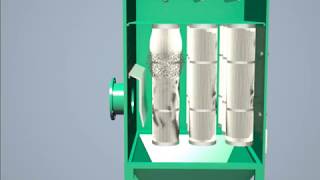 cartridge filter dust collector working priciple