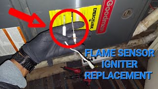 GOODMAN FURNACE FLAME SENSOR | IGNITER REPLACEMENT