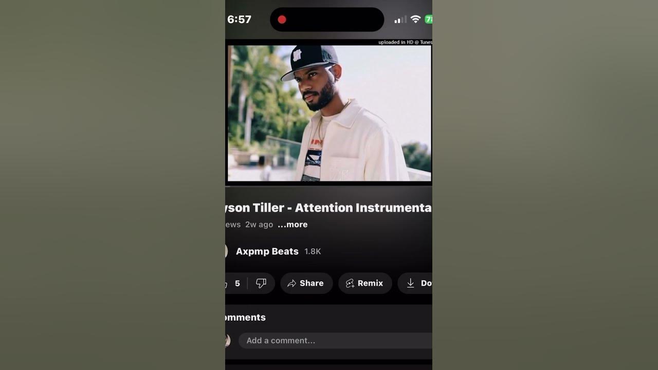 Bryson tiller - attention instrumental on my channel