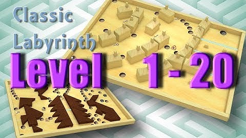 Classic Labyrinth 3d Maze Level 1 - 20 Классический лабиринт 3d
