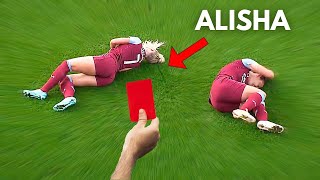 Crazy Fouls \& Tackles in Women's Football 2023!