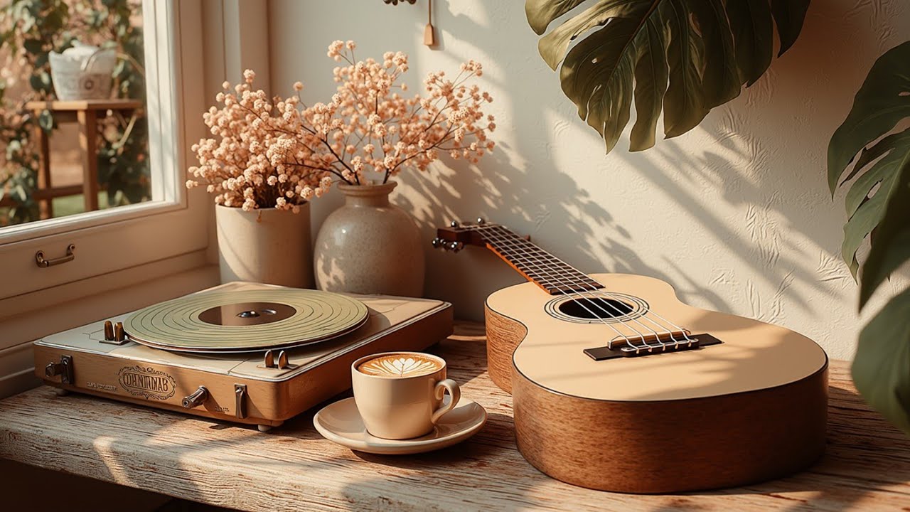 Gentle Guitar Melodies | Calm Acoustic Relaxation for Cozy Study & Sleep Music