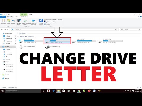 How to Change Drive Letter in Windows 10/8/7 PC or Laptop | Simple Tutorial