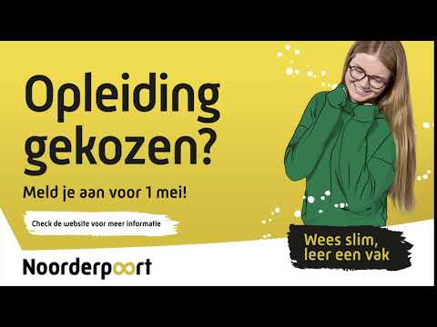 Opleiding gekozen? Meld je aan!