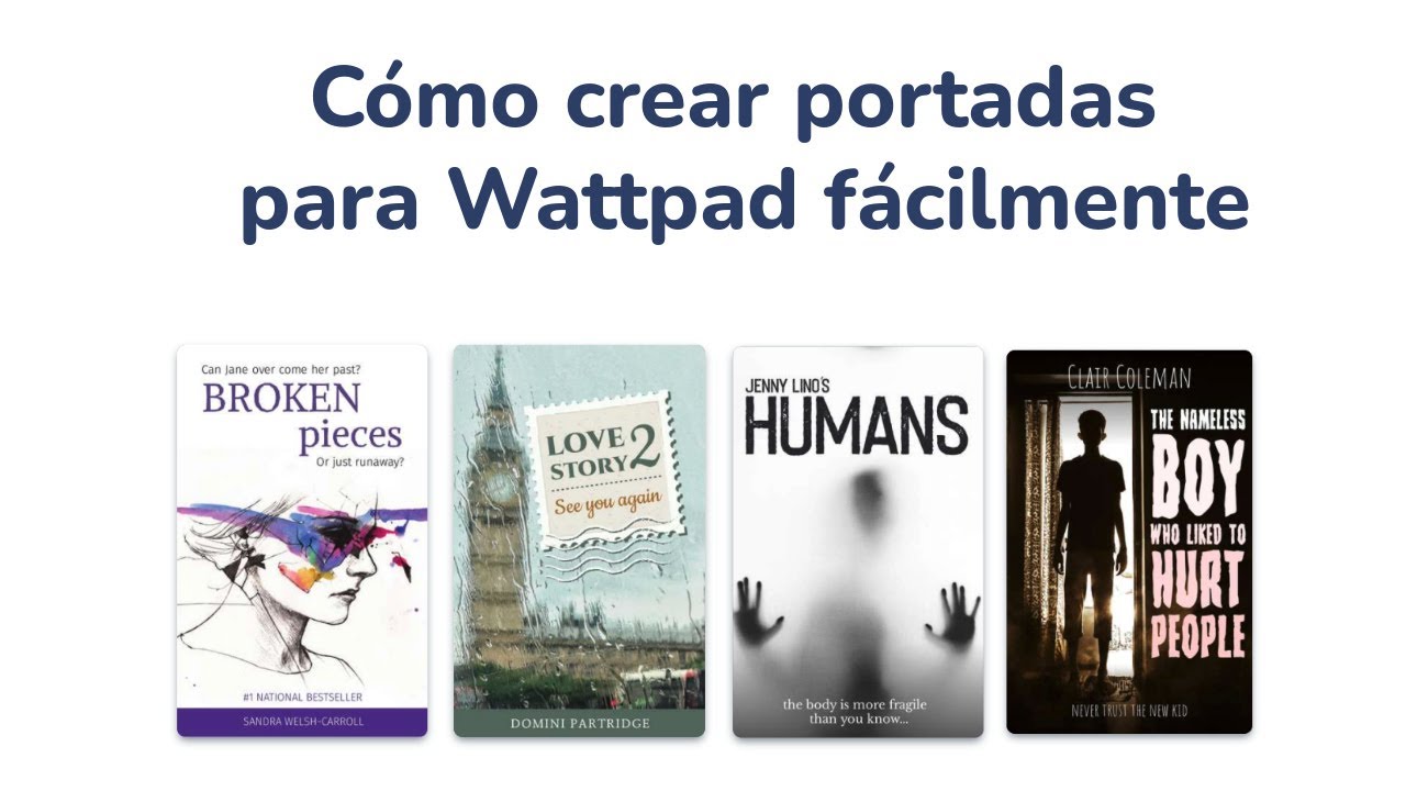 Cómo hacer portadas para Wattpad fácilmente - YouTube