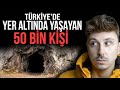 Trkyede yern 7 kat altinda yaayan 50 bn nsan kapadokyanin gzem