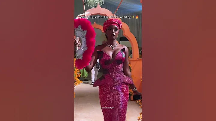 How celebrities showed up for Priscilla Ojo and Juma Jux wedding #jp2025 #priscillaojowedding