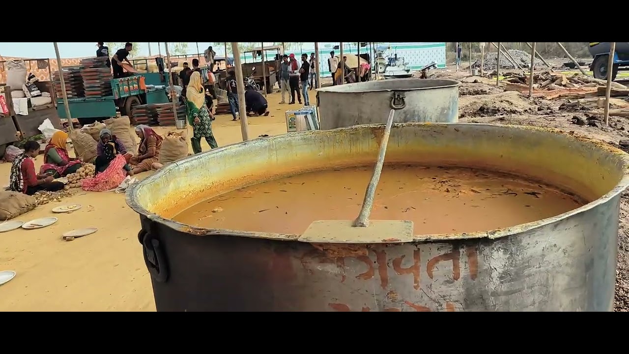 માળવાળા મેલડી માં ને આંગણે સમૂહ લગ્નમાં રસોડું 1/2/2026