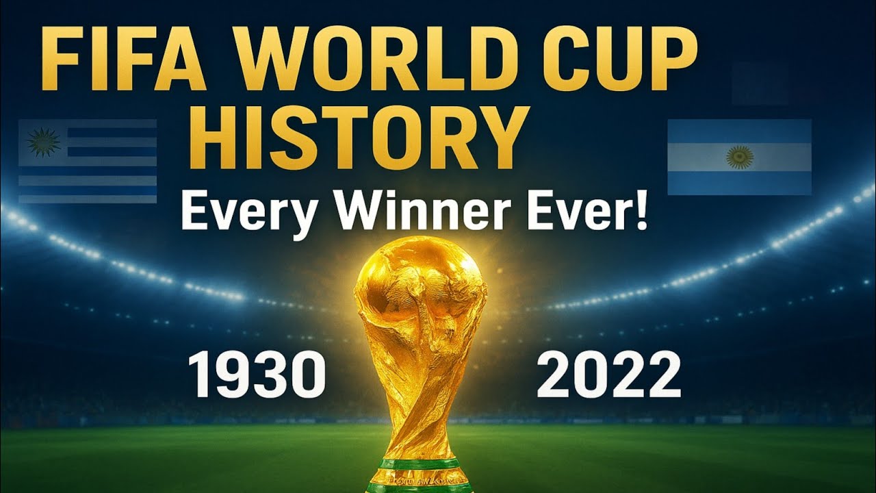 All FIFA World Cup Winners (1930–2022) | Football History Shorts ⚽